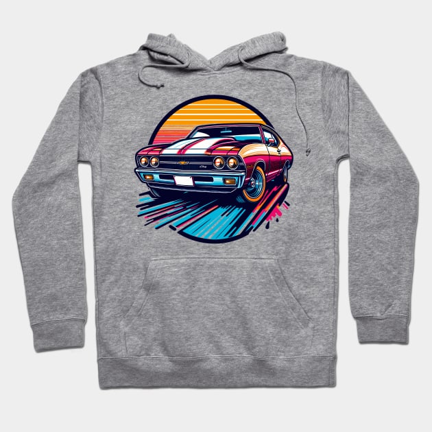 Chevrolet Chevelle Hoodie by Vehicles-Art